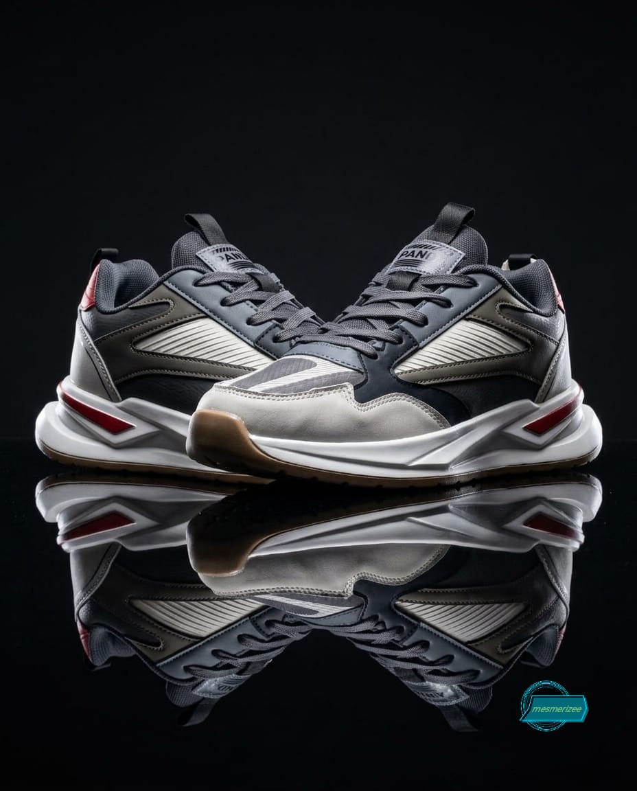 Ultra-Comfort Premium Running Mesh Sneakers for Men(260007- grey)
