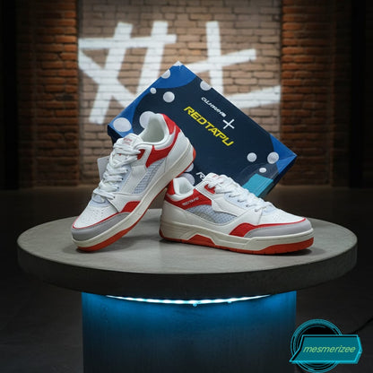 Red-Tape Men’s Retro Style Sneakers ( Redtape alpha red)