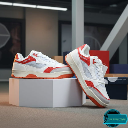 Red-Tape Men’s Retro Style Sneakers ( Redtape alpha red)