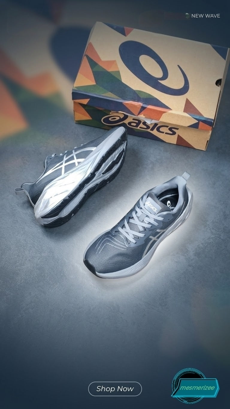 Ultra-Comfort Premium Running Mesh Sneakers for Men(Asics grey)