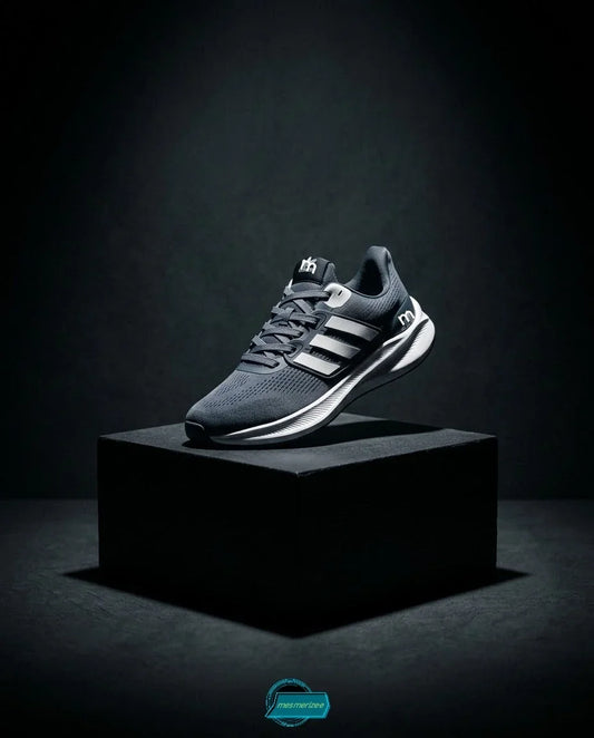 Mesmerizee grey premium running mesh sneakers for men