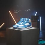 Premium Quality High Neck Sneakers For Men(Rsl-0014-sky blue/white) - Image 2