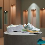 Mens Running Shoes Mesh Sneakers(wallmark-476-white/green/orange) - Image 4