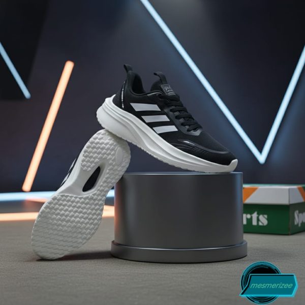 Ultra-Comfort Premium Sneakers for Men(Zb-888-Half Black) - Image 4