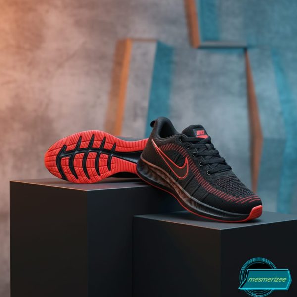 Ultra-Comfort Premium Running Mesh Sneakers for Men(Zb 887 black) - Image 4