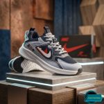 Ultra-Comfort Premium Running Mesh Sneakers for Men(603-blk sole/grey-nvy upper) - Image 4