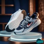 Ultra-Comfort Premium Running Mesh Sneakers for Men(603-blk sole/grey-nvy upper)