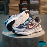 Ultra-Comfort Premium Running Mesh Sneakers for Men(603-blk sole/grey-nvy upper) - Image 2