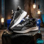 Ultra-Comfort Premium Running Mesh Sneakers for Men(606 blk/ gray) - Image 3