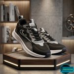 Ultra-Comfort Premium Running Mesh Sneakers for Men(606 blk/ gray) - Image 4