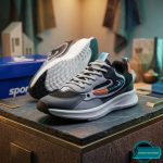 Ultra-Comfort Premium Running Mesh Sneakers for Men(605 blk/Orange) - Image 5