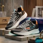 Ultra-Comfort Premium Running Mesh Sneakers for Men(605 blk/Orange) - Image 4