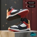 Premium Quality High Neck Sneakers For Men(Rsl-0012-red/black/white) - Image 3