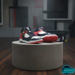 Premium Quality High Neck Sneakers For Men(Rsl-0012-red/black/white) - Image 4