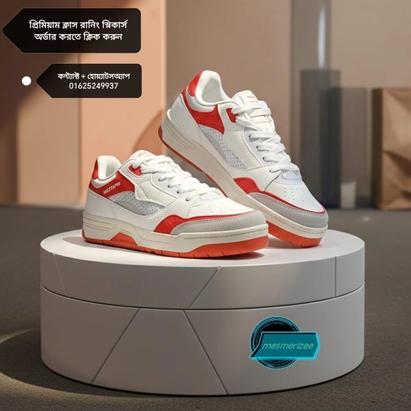 Red-Tape Men's Retro Style Sneakers ( Redtape alpha red) - Image 5