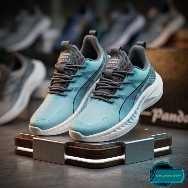 Ultra-Comfort Premium Sneakers for Men(y260135-sky blue/dark grey) - Image 2