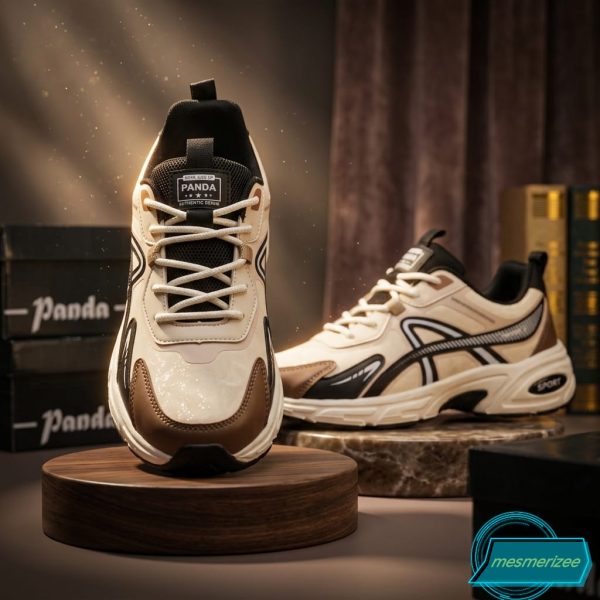 Ultra-Comfort Premium Sneakers for Men(y260167 - brown/cream) - Image 4