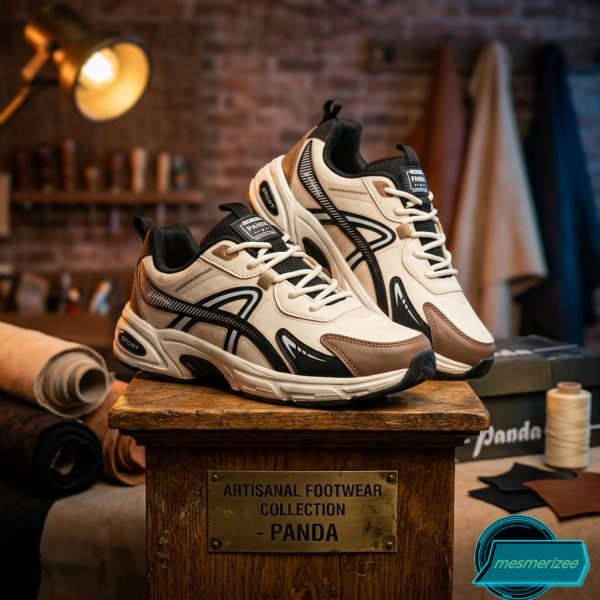 Ultra-Comfort Premium Sneakers for Men(y260167 - brown/cream) - Image 2