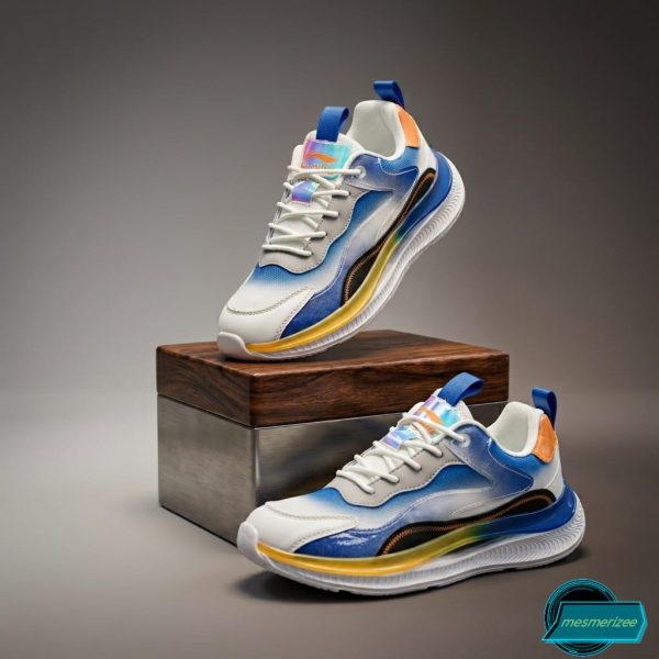 Mens Running Shoes Mesh Sneakers (476 Navy) - Image 4