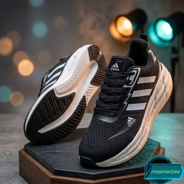 Ultra-Comfort Premium Sneakers for Men(nwf-268-Black/White) - Image 2