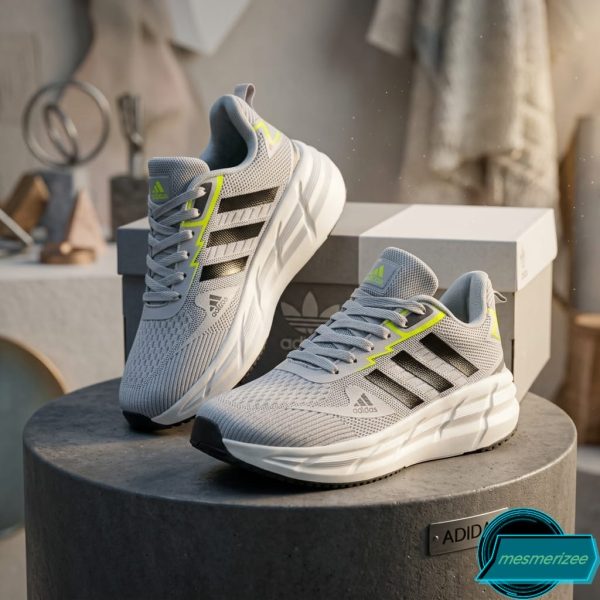 Ultra-Comfort Premium Sneakers for Men(nwf-268-Light Gray) - Image 2