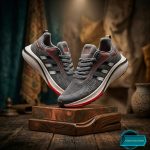 Ultra-Comfort Premium Sneakers for Men(Code: A-04-grey/red)