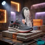 Ultra-Comfort Premium Sneakers for Men(Code: A-04-grey/red) - Image 3