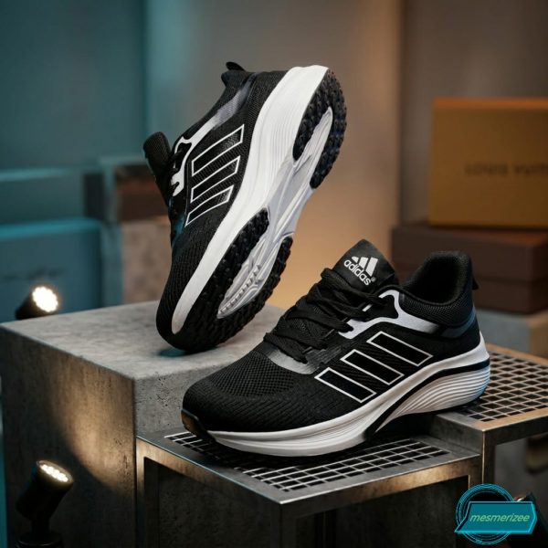 Ultra-Comfort Premium Sneakers for Men(D8141-blk/white) - Image 3