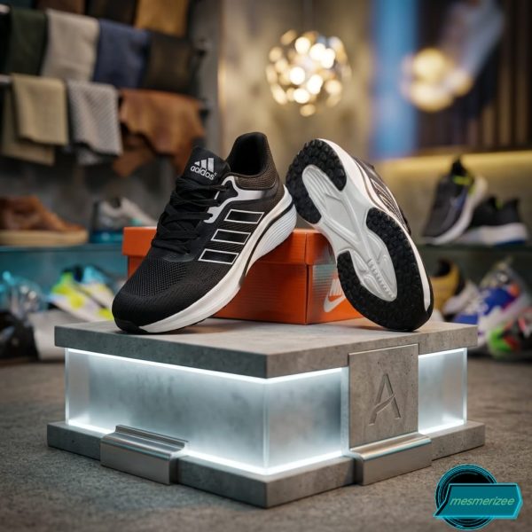 Ultra-Comfort Premium Sneakers for Men(D8141-blk/white) - Image 5