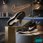 Premium Mens  Light Weight Mesh Sneakers (001-Black)