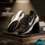 Premium Mens  Light Weight Mesh Sneakers (001-Black) - Image 2