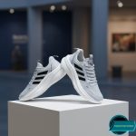 Premium Mens  Light Weight Mesh Sneakers With Memory Foam (ZB-888-Gray) - Image 4